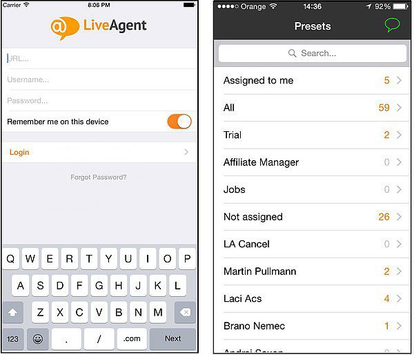 LiveAgent Mobile App