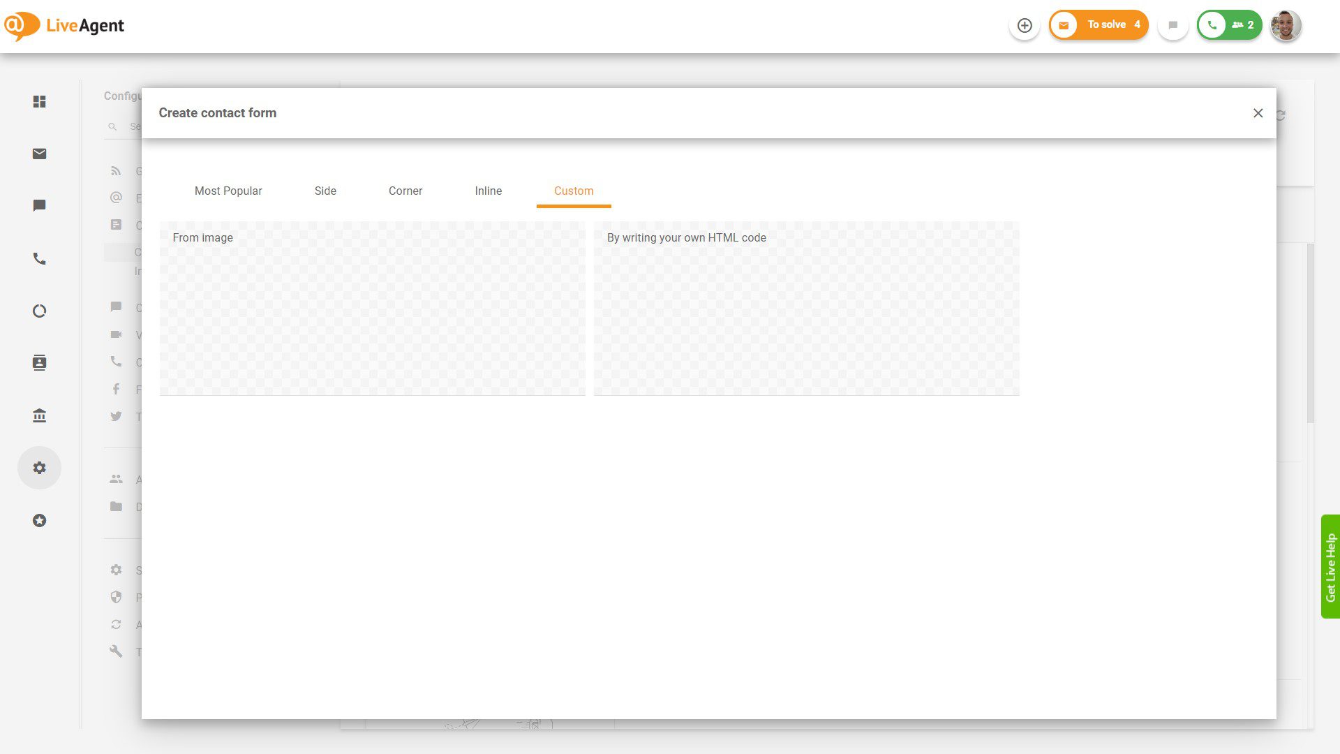 What is a Contact Form Gallery? (+Free Trial) | LiveAgent image.
