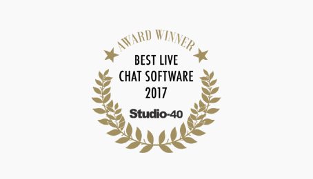LiveAgent - Best live chat software 2017 award