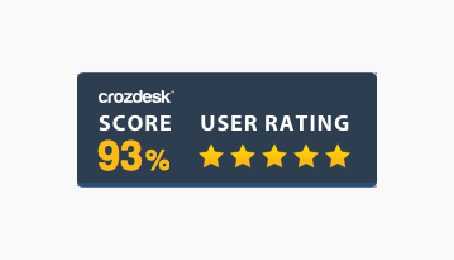 LiveAgent - Crozscore 5 out of 5 award