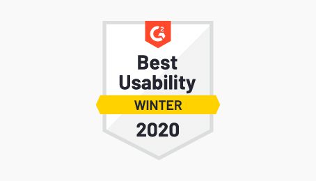 LiveAgent - Best usability customer self service badge 2020