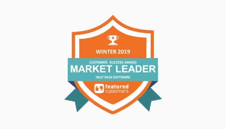 LiveAgent - Market Leader 2019 award