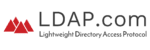 Логотип LDAP белый фон с текстом
