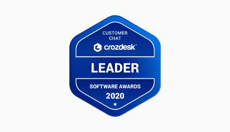 crozdesk LiveAgent leader software awards 2020