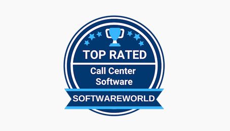 LiveAgent softwareworld top rated call center badge