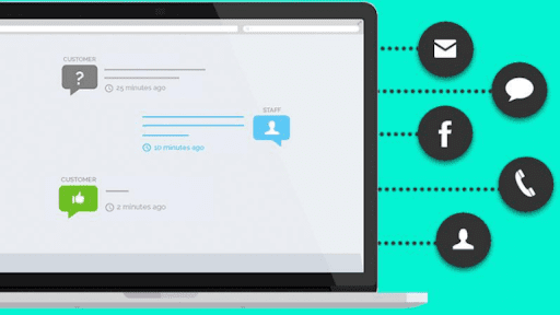 5. Customer service representative also acts as social media managers