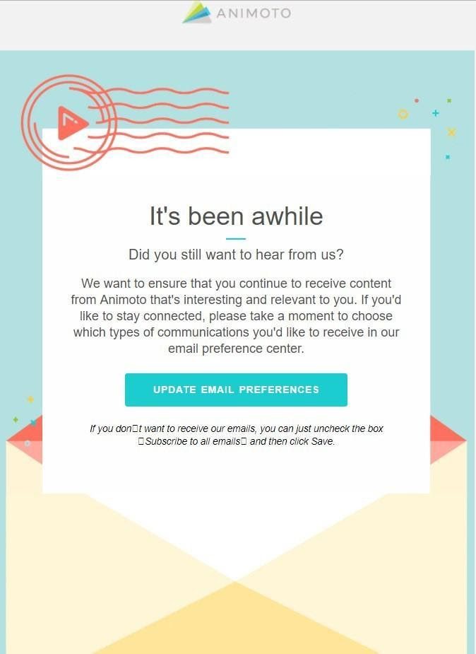 Re-engagement emails