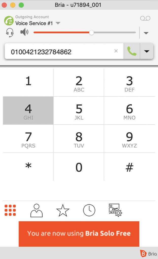 Δωρεάν Bria softphone