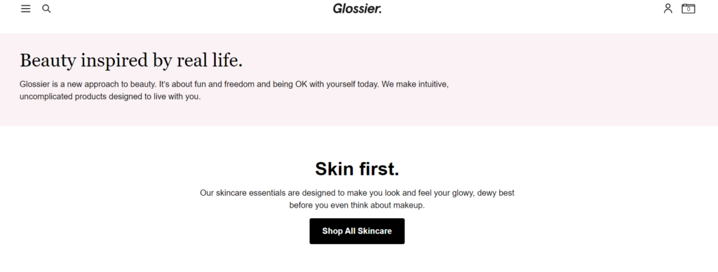 glossier web
