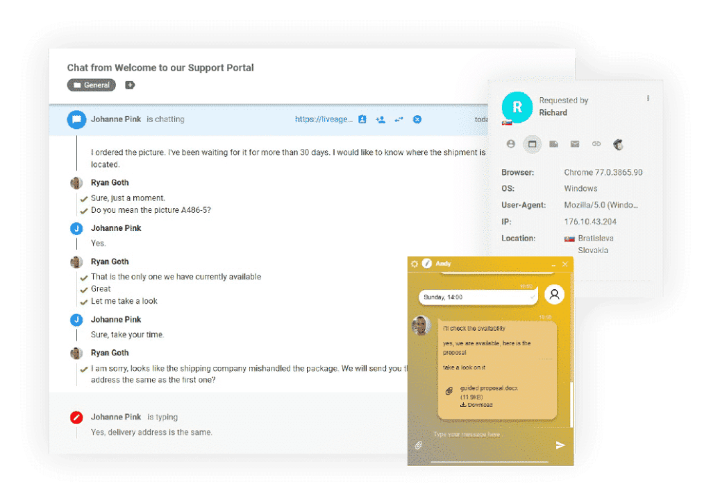 Live chat for business by LiveAgent