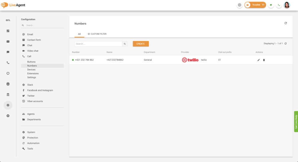 rappel configuré LA connecter numéro de téléphone