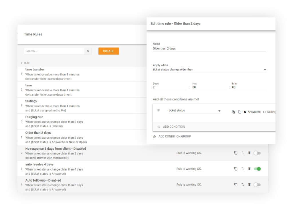 Time-Rules-LiveAgent