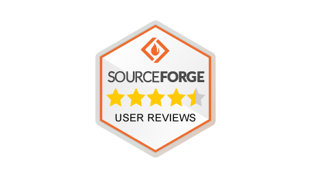 liveagent sourceforge user reviews badge