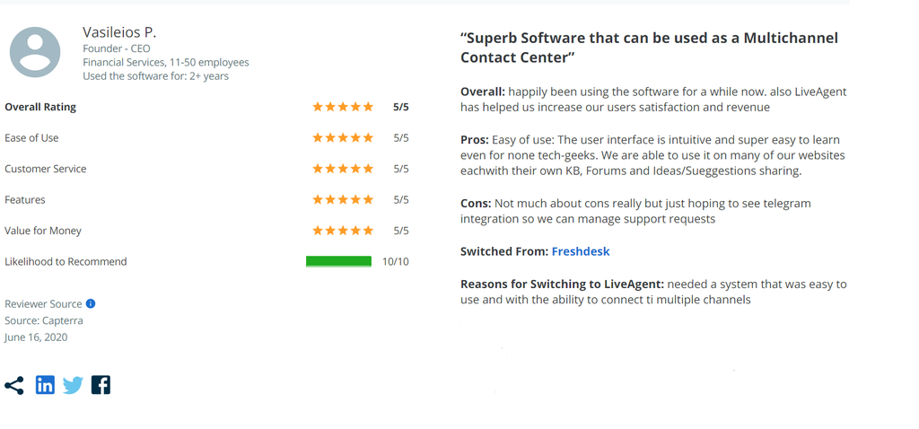 LiveAgent Review