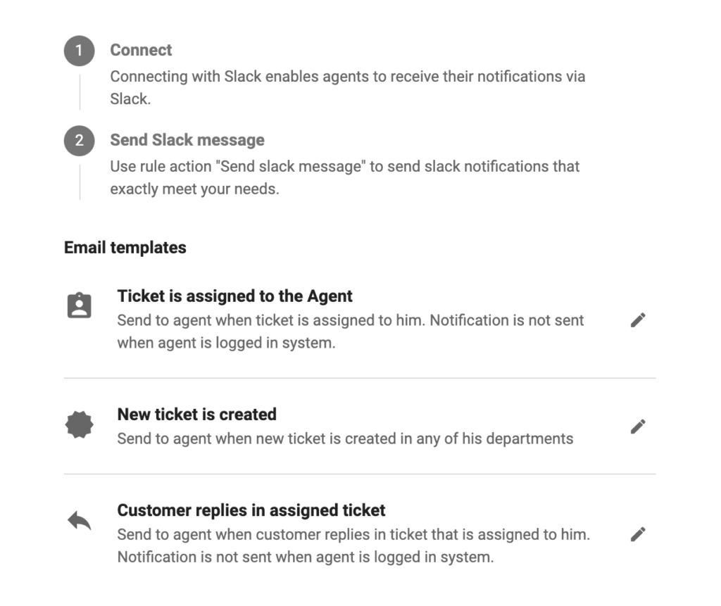 "Slack" integracijos parinktys LiveAgent
