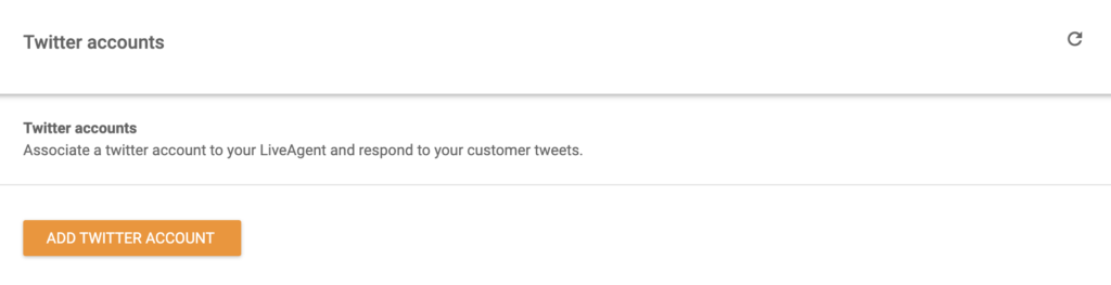 Een Twitter-account toevoegen in LiveAgent