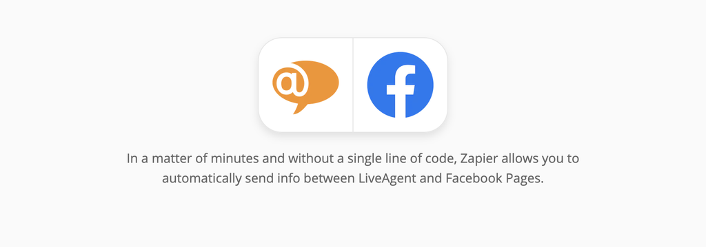 LiveAgent- und Facebook-Integration auf Zapier