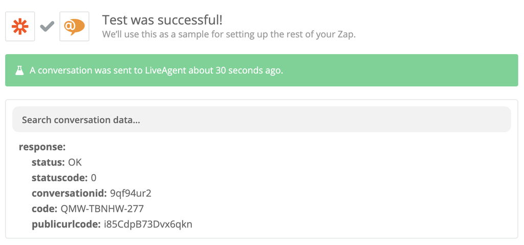 Test réussi de l'intégration de LiveAgent et Instagram