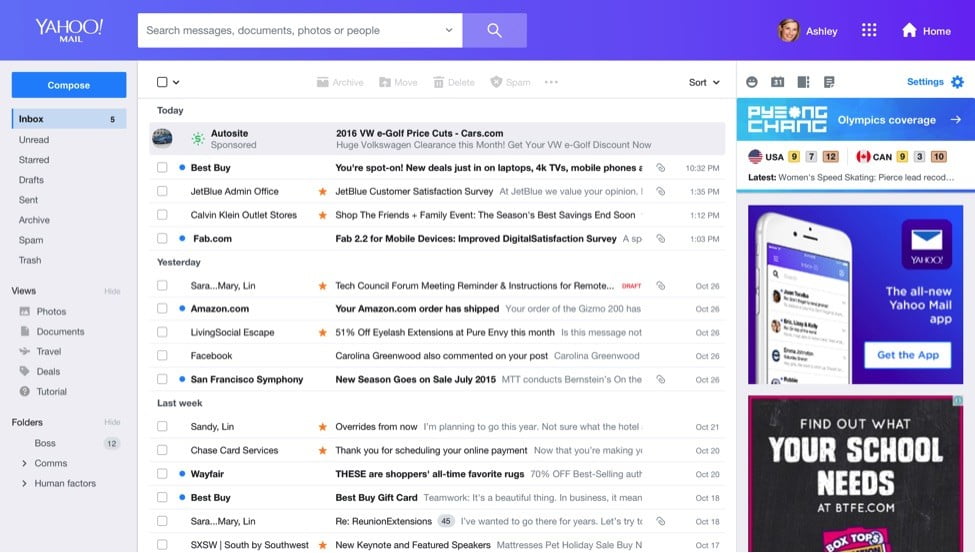 Yahoo Mail email alternative