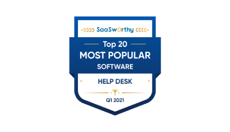 saasworthy top 20 the most popular help desk software in 2021