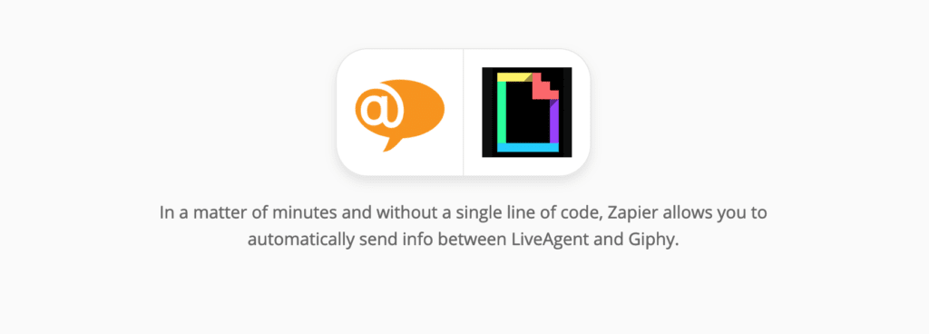 LiveAgent- und Giphy-Integration auf Zapier