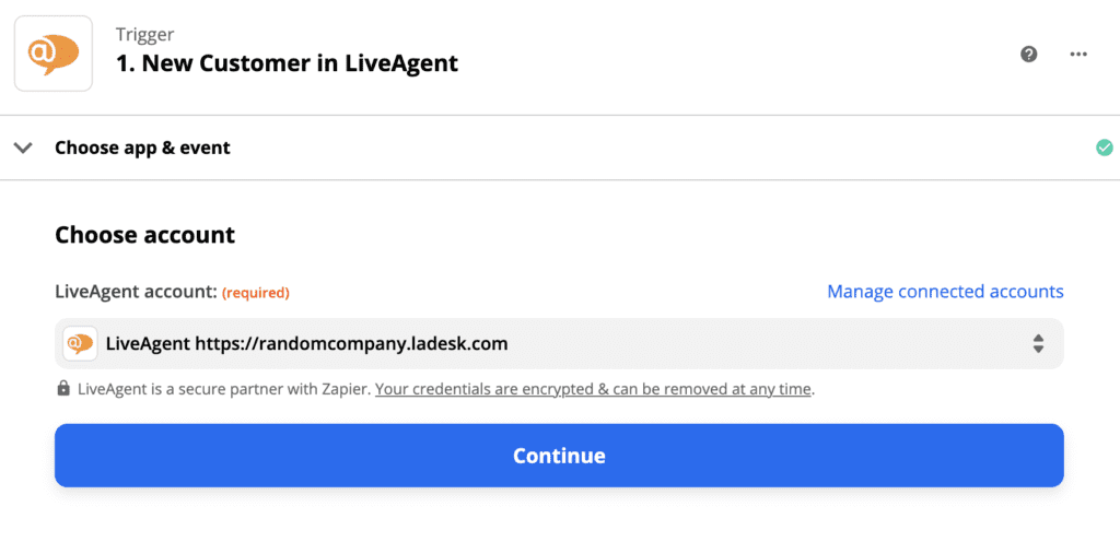 LiveAgent-Auslöser und Giphy-Integration auf Zapier einrichten