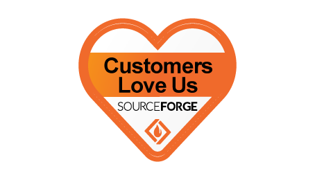 sourceforge customers love us award for liveagent