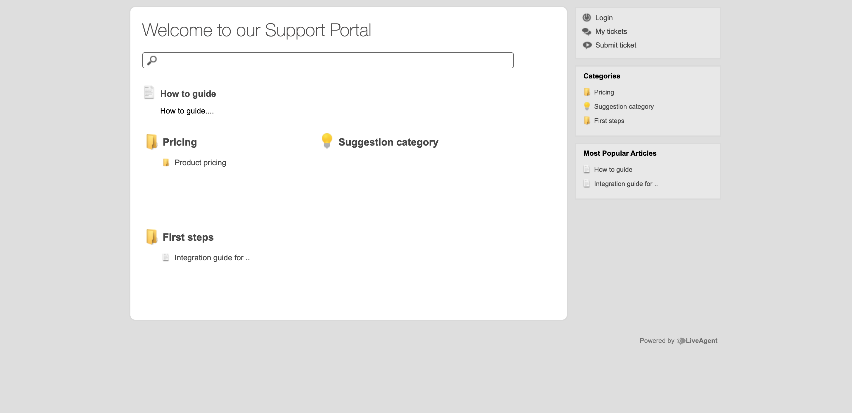 Free Knowledge Base Software LiveAgent