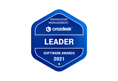 Leader in knowledge management software