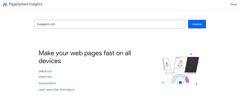 Google page speed insights
