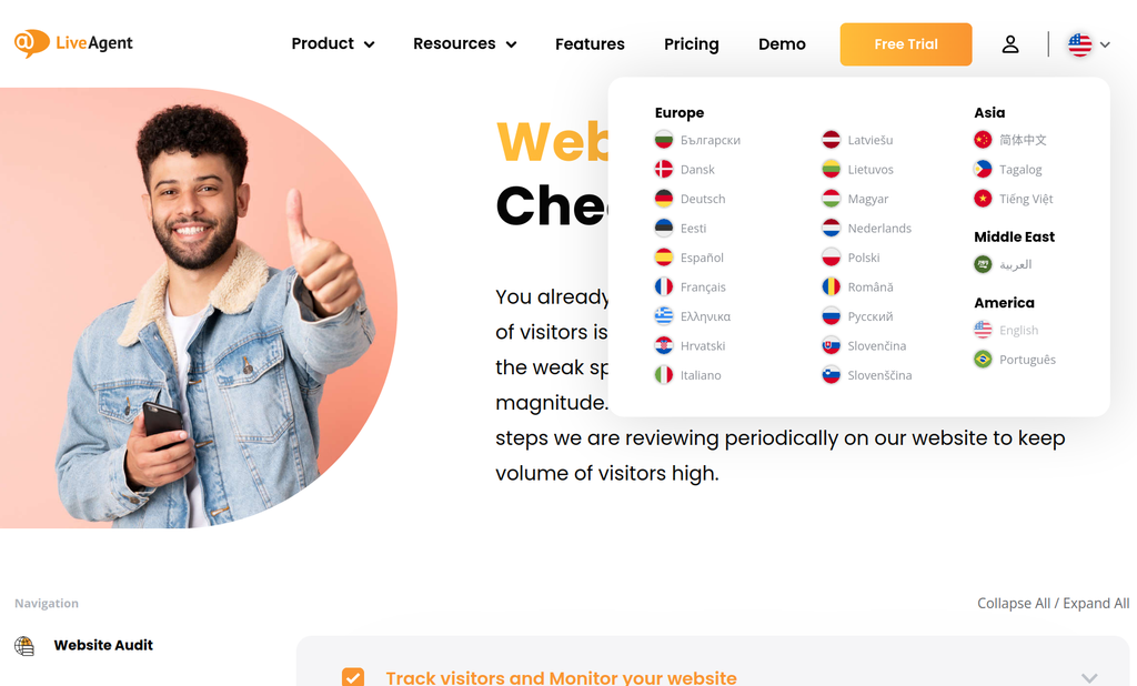 Translation domains example