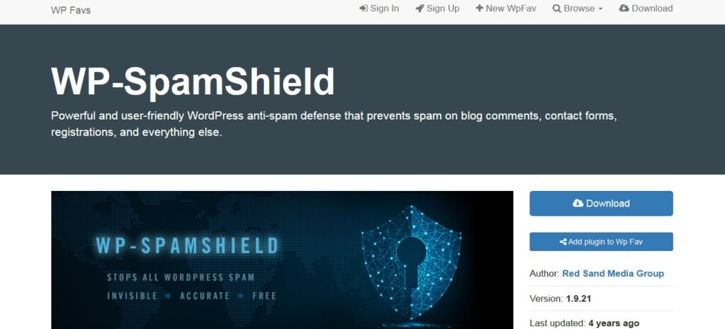 WP Spam shield