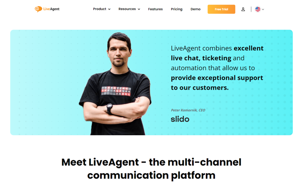 LiveAgent Slido CEO apskats
