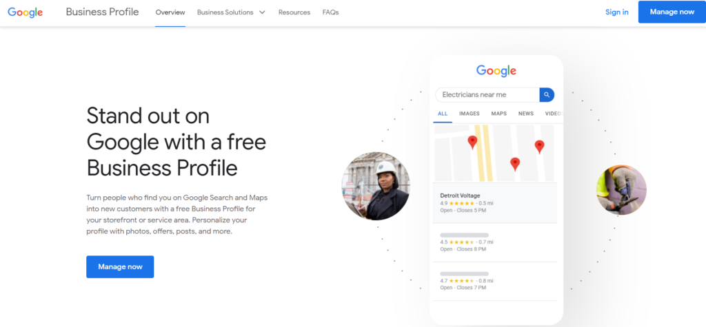 My business Google account