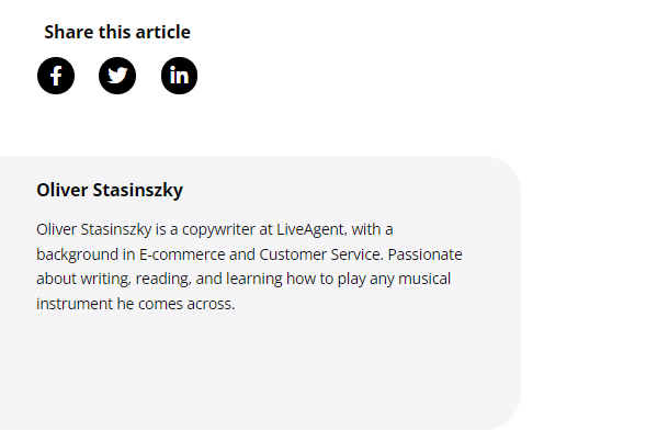 Author bio example
