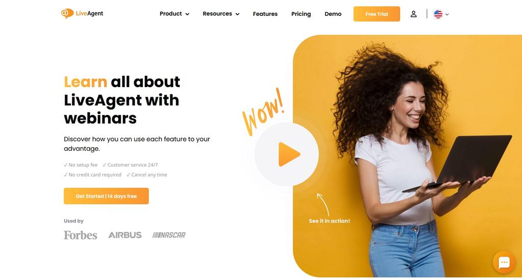 LiveAgent’s webinars