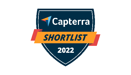 Capterra Shortlist badge 2022