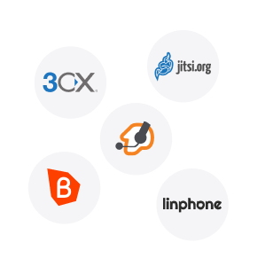 Call center softphones integration