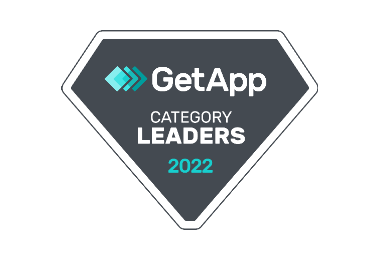 Category leaders badge for 2022 from GetApp
