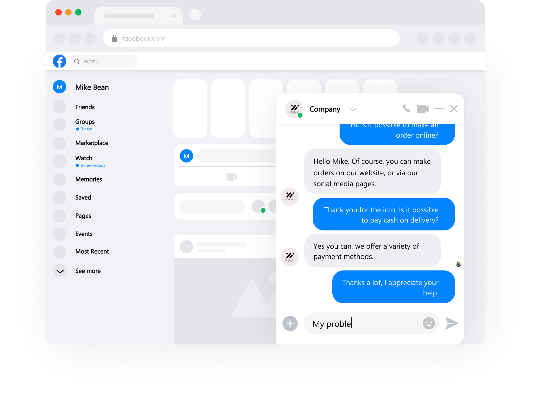 Customer view