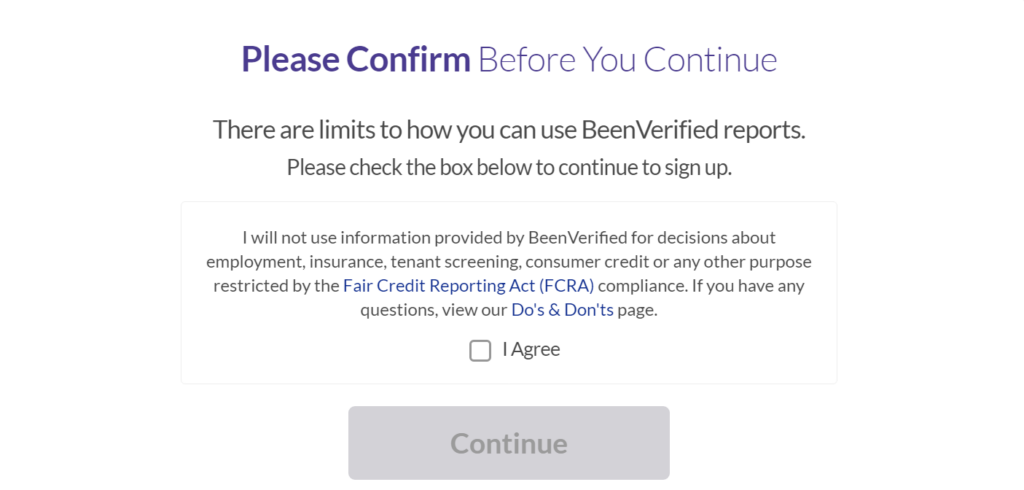 BeenVerified - apstiprināšana