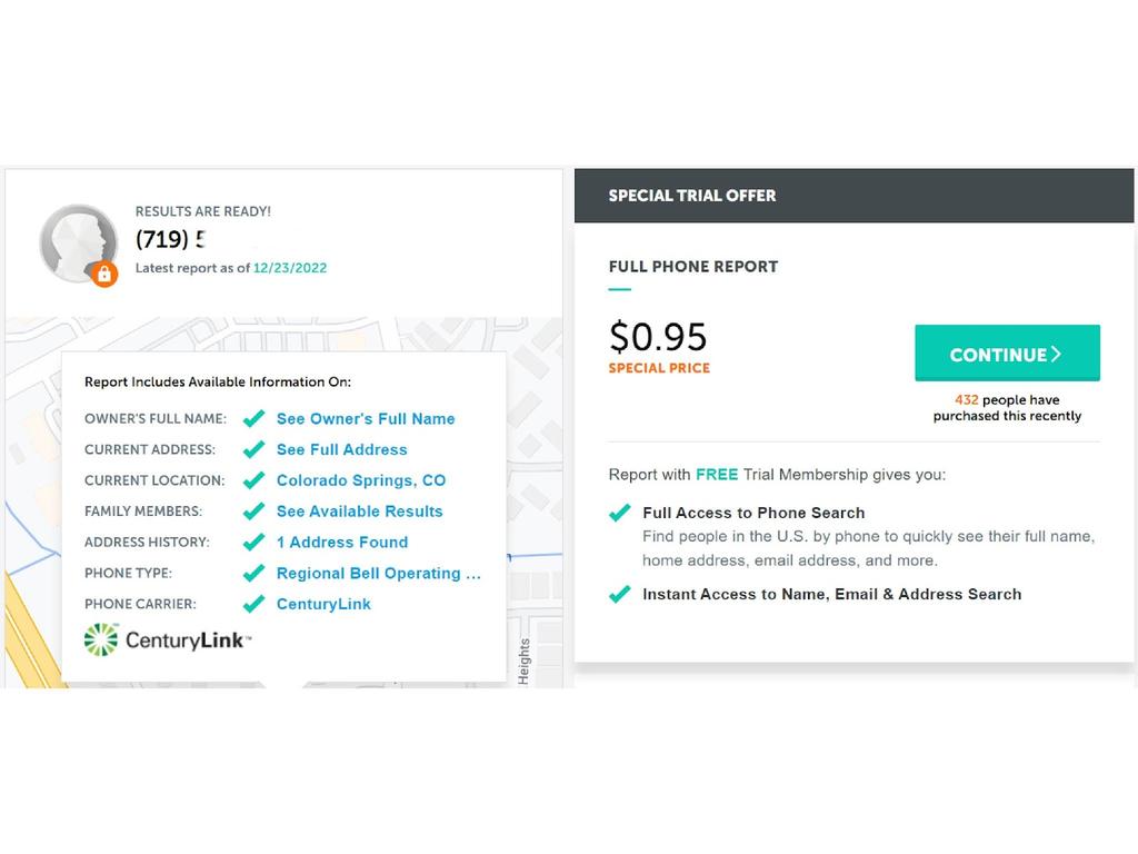 Spokeo - Резултати от платено търсене