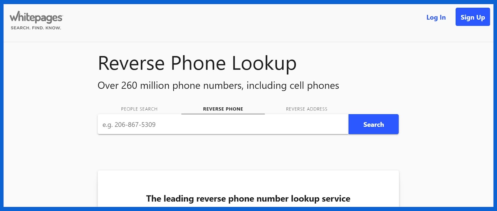Whitepages Reverse Lookup Review