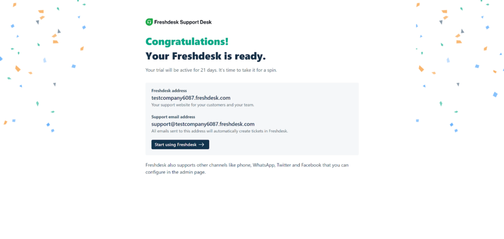 Počnite koristiti Freshdesk