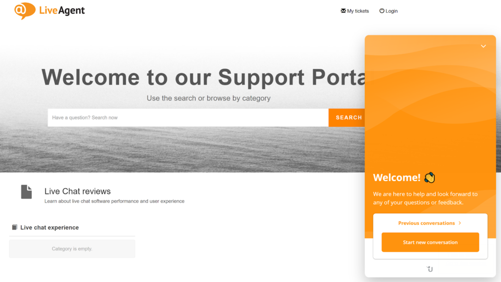 Userlike - start live chat conversation on website