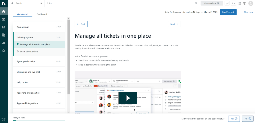 Ticketovací systém Zendesk