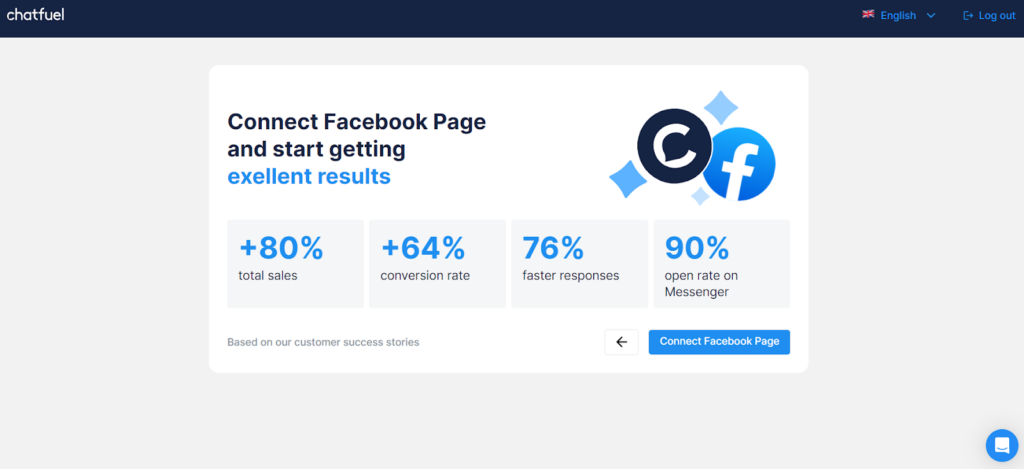 Chatfuel - connect your Facebook page