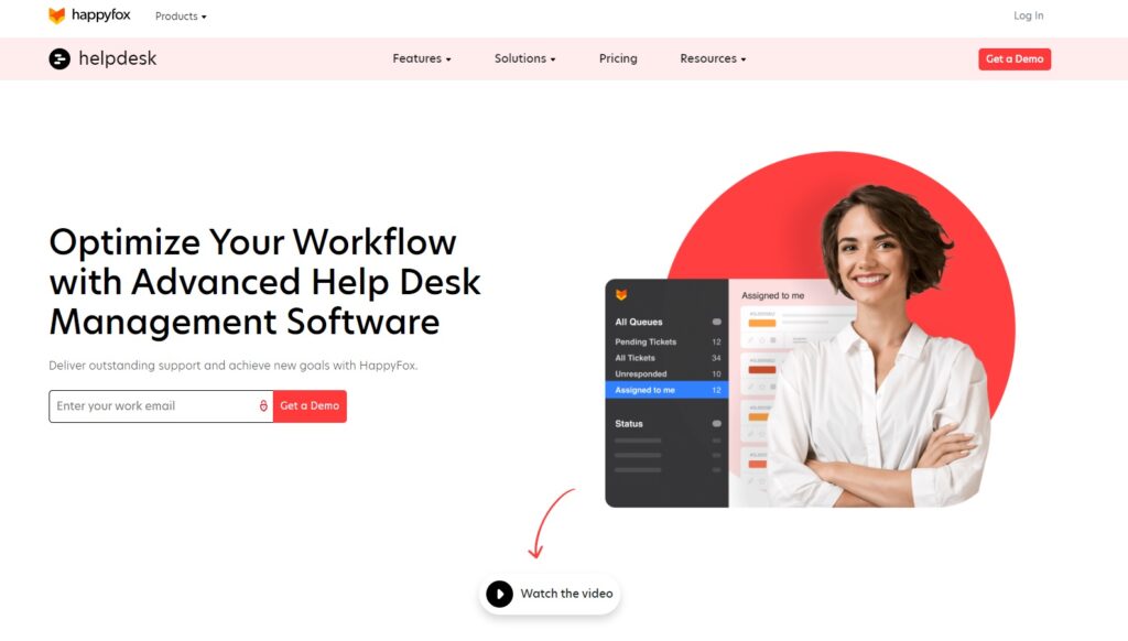 HappyFox homepage - Streamlined Zendesk alternative for help desk solutions