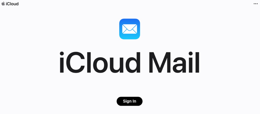 iCloud Mail homepage - a secure alternative to Gmail for Apple users 