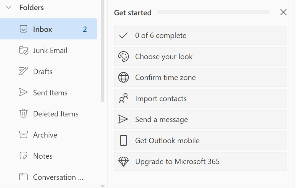 Microsoft365 - kezdő lépések útmutatója az Outlook webalkalmazásban